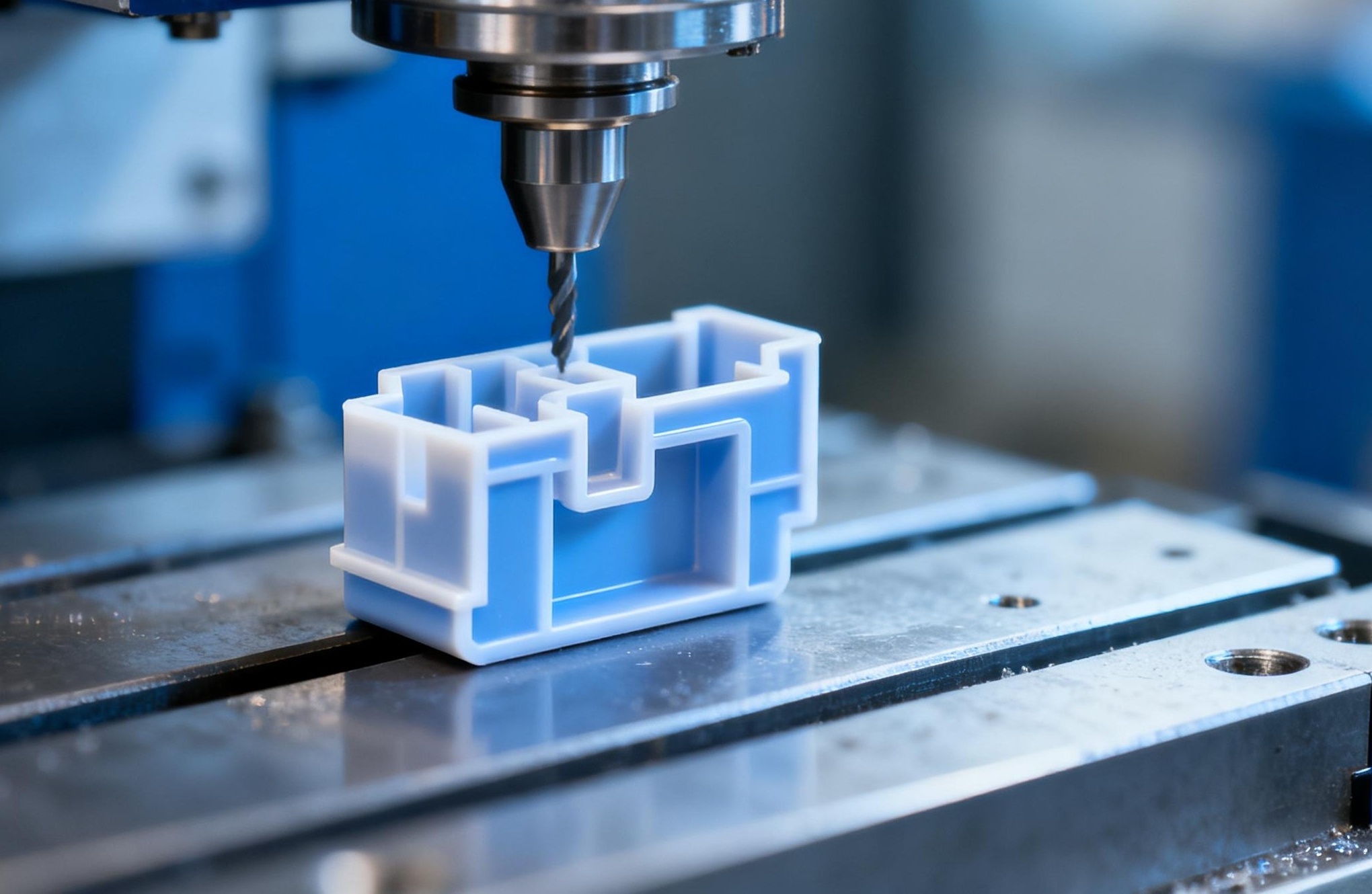 CNC machining precision plastic part